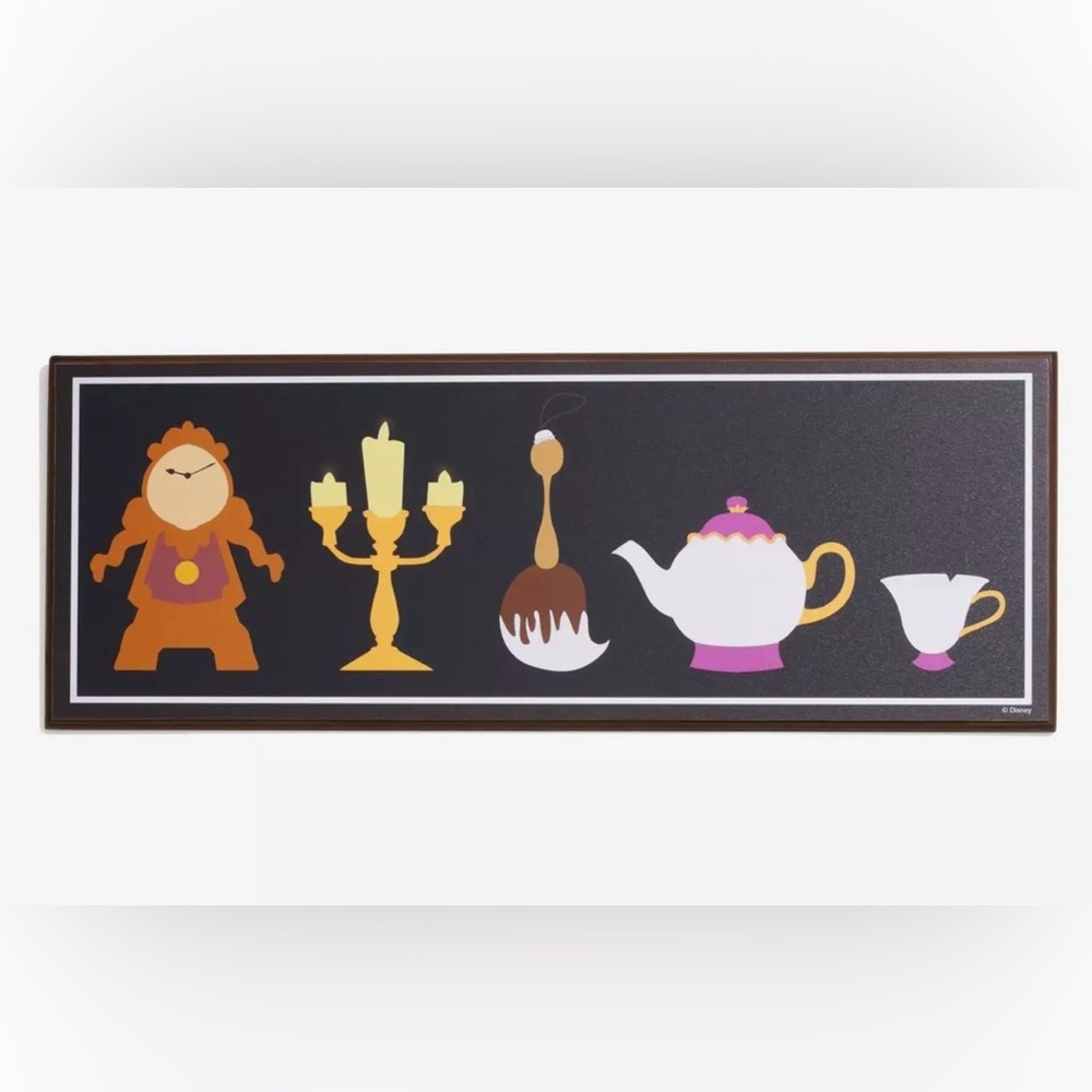 Disney Beauty & the Beast Silhouette Wall Art - LAST CHANCE BEFORE GOODWILL